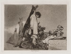 Tampoco (Pas [dans ce cas non plus]), Planche 36 de Los desastres de la guerra (Les Désastres de la guerre) - Francisco de Goya