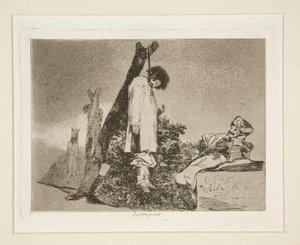 Tampoco, pl. 36 de Los desastres de la guerra - Francisco de Goya
