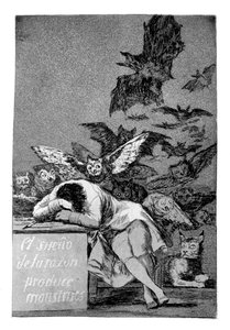 Le sommeil de la raison engendre des monstres, 1799 - Francisco de Goya