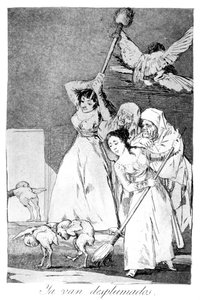 Les voilà partis, plumés, 1799 - Francisco de Goya