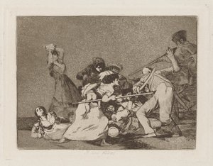Y son fieras (Et ils sont comme des bêtes sauvages), pl. 5 de la série Los desastres de la guerra (Les désastres de la guerre)