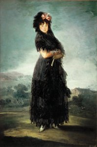 Mariana Waldstein 1763-1808, Neuvième Marquise de Santa Cruz, c. 1797-1800 - Francisco Goya de
