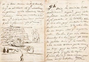Lettre à Martín Zapater - Francisco de Goya