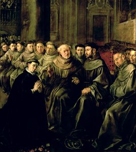 Accueil de Saint Bonaventure (1221-74) dans l