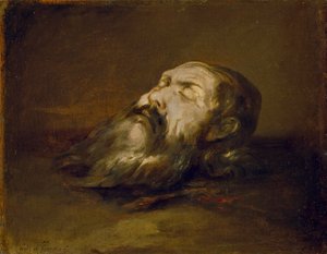 Cabeza de santo degollado - Francisco Herrera the Elder