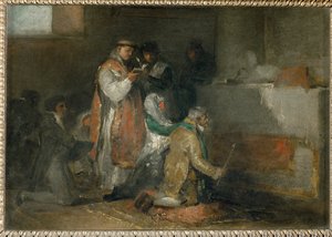 Le mariage inégal - le couple mal assorti ... - Francisco Jose de (circle of) Goya y Lucientes