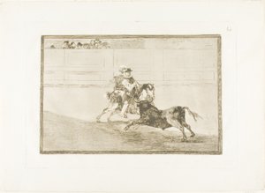 Un chevalier espagnol monté dans l