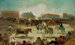 Une corrida de village - Francisco Jose de Goya y Lucientes
