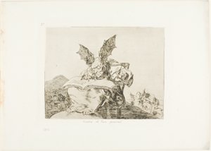 Contre le bien commun, planche 71 de Les Désastres de la guerre - Francisco Jose de Goya y Lucientes