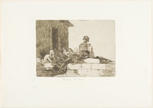 Les Appels sont en Vain, planche 54 de Les Désastres de la Guerre - Francisco Jose de Goya y Lucientes