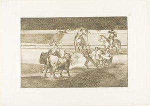 Banderilles avec pétards, planche 31 de L