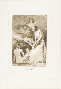 Souffle, planche 69 de Los Caprichos - Francisco Jose de Goya y Lucientes