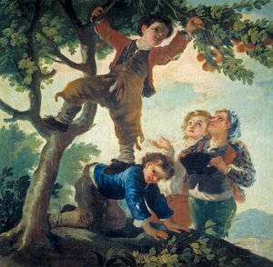 Garçons Cueillant des Fruits - Francisco de Goya