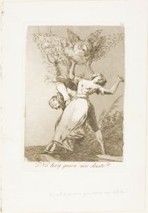 Personne ne peut nous détacher, planche 75 de Los Caprichos - Francisco Jose de Goya y Lucientes