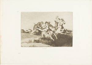 Charité, planche 27 de Les Désastres de la guerre - Francisco Jose de Goya y Lucientes