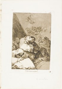 Correction, planche 46 de Los Caprichos - Francisco Jose de Goya y Lucientes