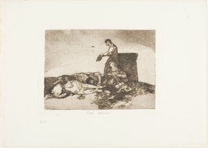 Cruelle histoire de malheur!, planche 48 de Les Désastres de la guerre - Francisco Jose de Goya y Lucientes