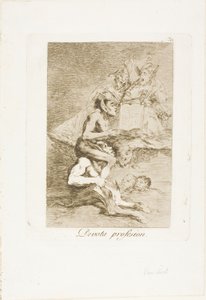 Profession dévote, planche 70 de Los Caprichos - Francisco Jose de Goya y Lucientes