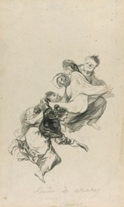 Rêve de flagellation - Francisco Jose de Goya y Lucientes