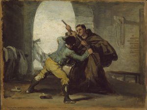 Frère Pedro arrache le fusil à El Maragato, c.1806