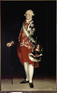 Portrait en pied de Charles IV, roi d