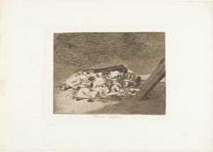 Récolte des morts, planche 63 de Les Désastres de la guerre - Francisco Jose de Goya y Lucientes