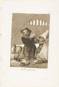 Hobgoblins, planche 49 de Los Caprichos - Francisco Jose de Goya y Lucientes