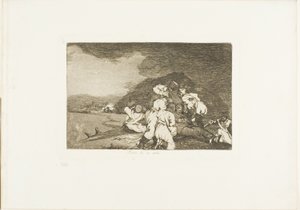 Bien fait pour toi, planche six des Désastres de la guerre - Francisco Jose de Goya y Lucientes