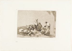 Il ne sert à rien de crier, planche 58 des Désastres de la guerre - Francisco Jose de Goya y Lucientes