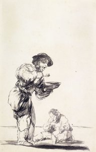 La Bouillie: mendiants mangeant de la purée