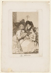 La Filiacion, planche de "Los Caprichos", 1799