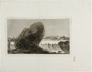 Paysage avec cascade - Francisco Jose de Goya y Lucientes