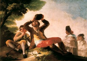 Le buveur - Francisco Jose de Goya y Lucientes