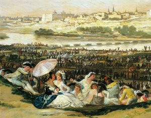 Pré de San Isidro (détail) - Francisco Jose de Goya y Lucientes