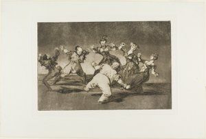 Folie joyeuse, de Disparates, publié comme planche 12 dans Los Proverbios