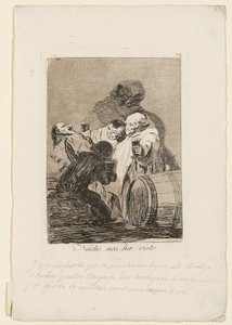 Nadie Nos Ha Visto, planche de "Los Caprichos", 1799 - Francisco de Goya