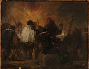 Scène nocturne de l