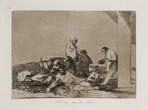No hay que dar voces (Ça ne sert à rien de crier) - Francisco Jose de Goya y Lucientes
