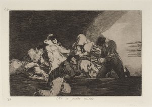 On ne peut pas regarder - Francisco Jose de Goya y Lucientes