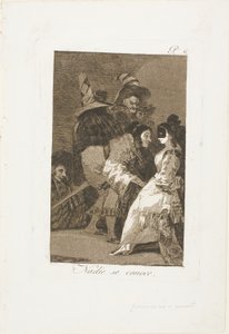 Personne ne se connaît, planche six de Los Caprichos - Francisco Jose de Goya y Lucientes