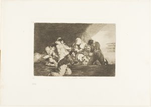 On ne peut pas regarder, planche 26 des Désastres de la guerre
