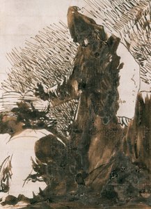 Personnages se prosternant devant un moine - Francisco Jose de Goya y Lucientes
