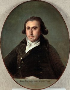 Portrait de Martin Zapater y Claveria - Francisco Jose de Goya y Lucientes