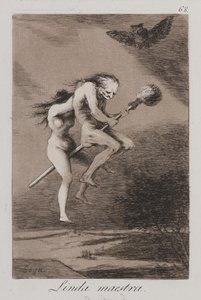 Jolie Maîtresse! (Linda maestra!) - Francisco de Goya