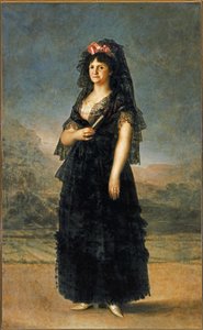 La reine Maria Luisa ... (peinture sur toile)