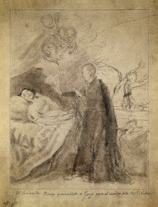Saint François Borgia au chevet d