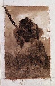 Silhouette de prisonnier enchaîné (dessin)