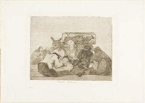 Étrange Dévotion!, planche 66 des Désastres de la Guerre - Francisco Jose de Goya y Lucientes