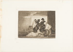 Grâce au millet, planche 51 des Désastres de la guerre - Francisco Jose de Goya y Lucientes