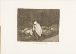 Les lits de la mort, planche 62 de Les Désastres de la guerre - Francisco Jose de Goya y Lucientes